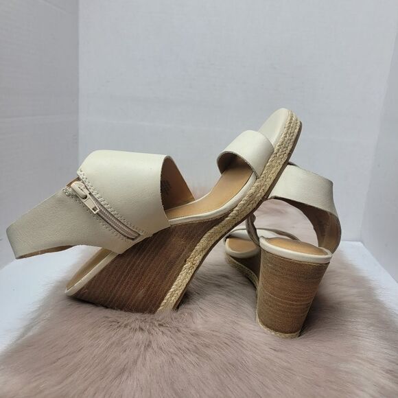 Lucky Brand Womens LK-Lowden Wedge Platform Sandals Sandshell Size 8.5 M US - Picture 5 of 9